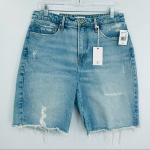 Good American good 90’s Bermuda cut off shorts NEW